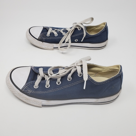 CONVERSE Blue Low Top Shoes Sneakers Lace Up 3 - Picture 11 of 12